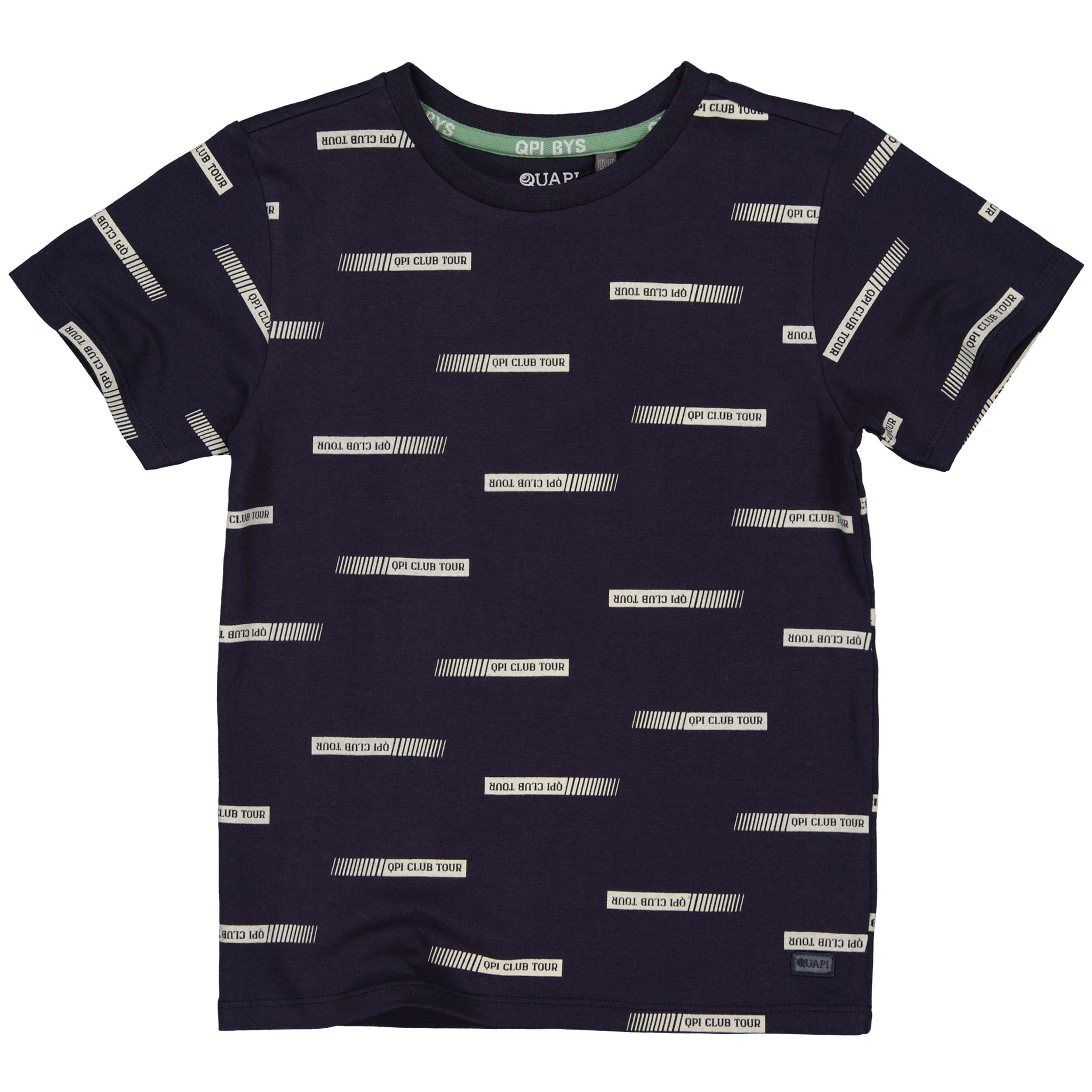 Shortsleeve | AOP Blue Text