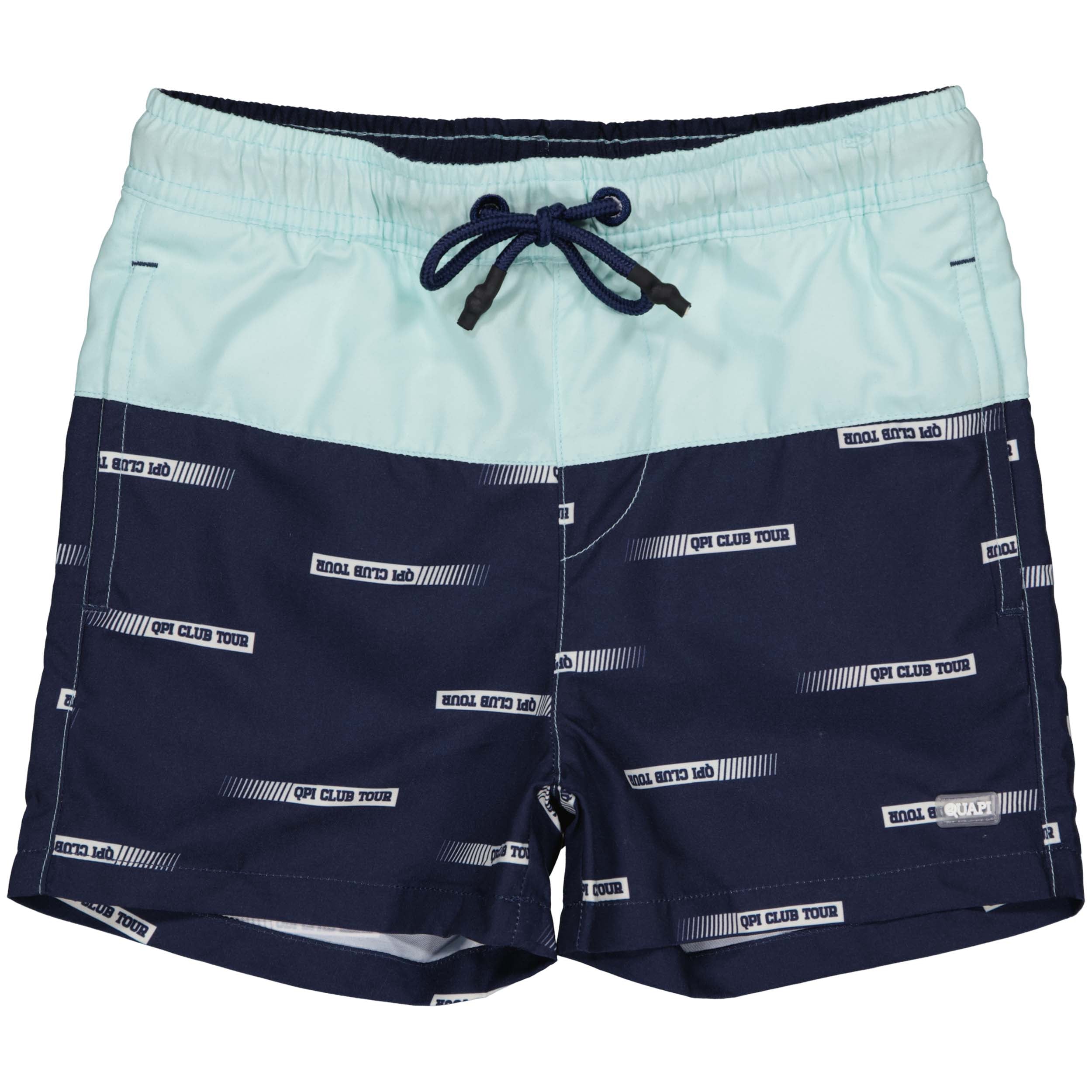 Swimshort | AOP Blue Text