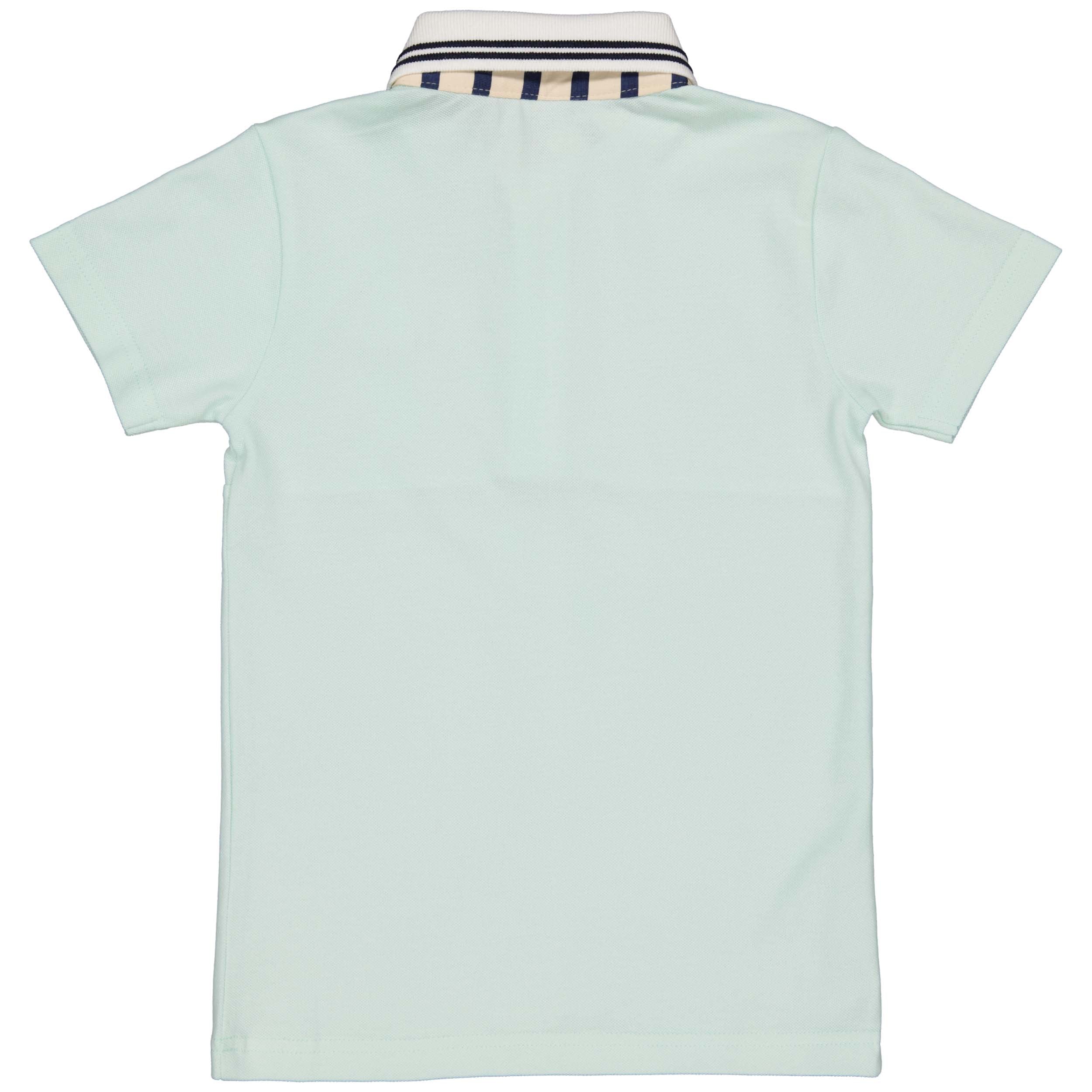 Polo met korte mouwen | Aqua blauw