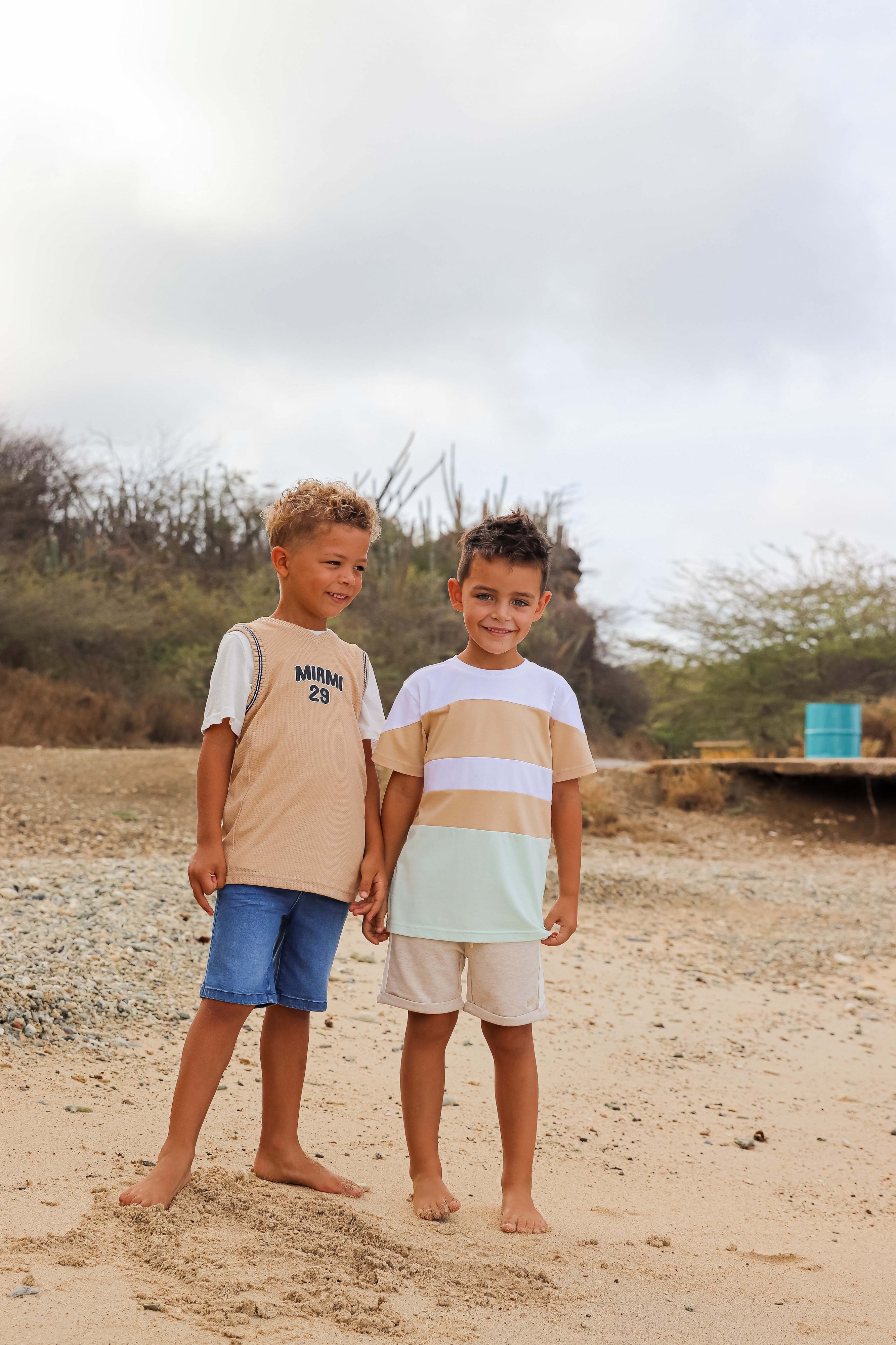 Oversized Singlet | Sand