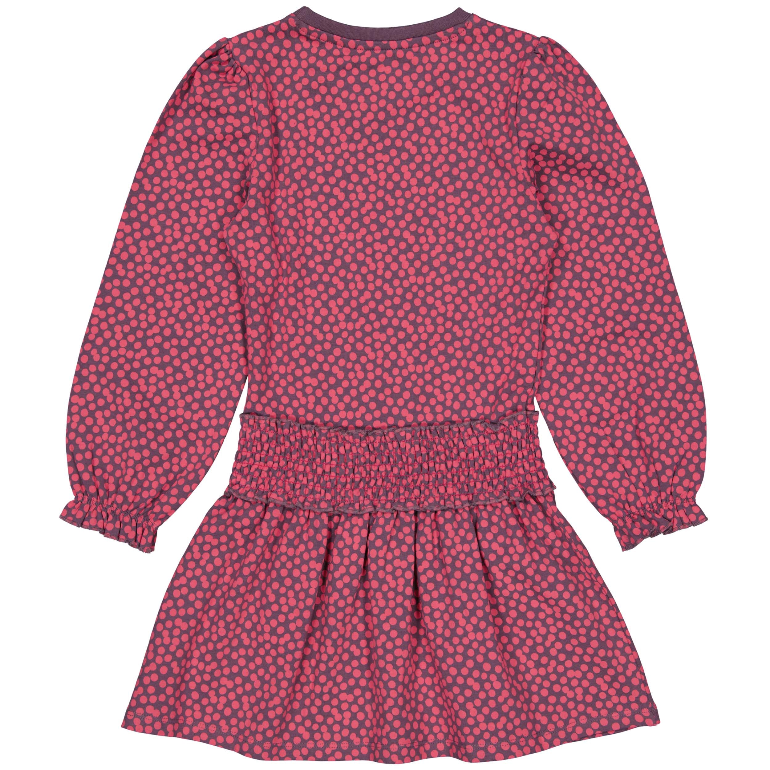 DRESS | AOP Hot Pink Dot