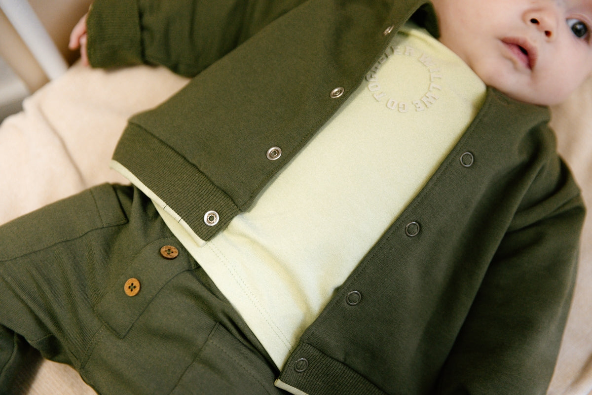 BROEK | Donker olijfgroen