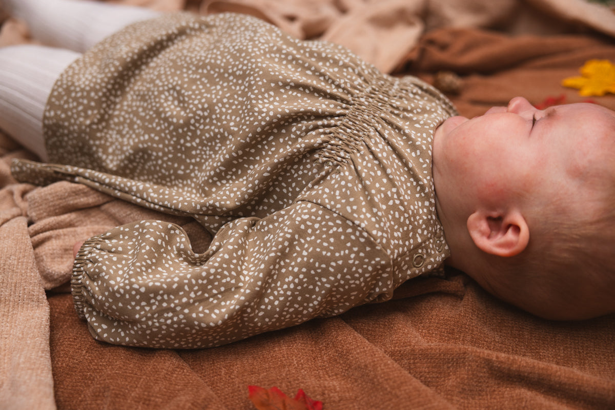 Jurk met stippen | AOP Sand Dot