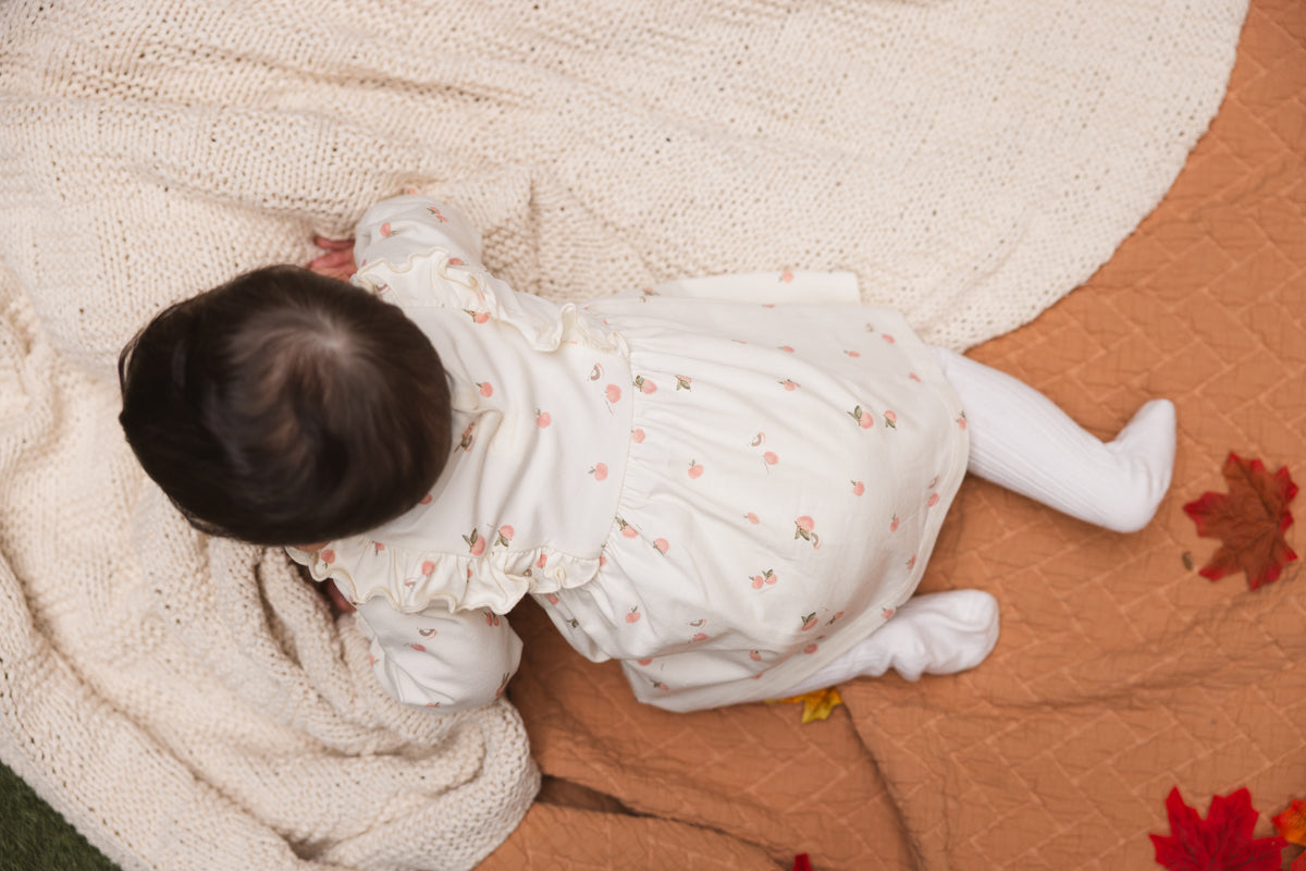 Jurk créme | AOP Cream Forms