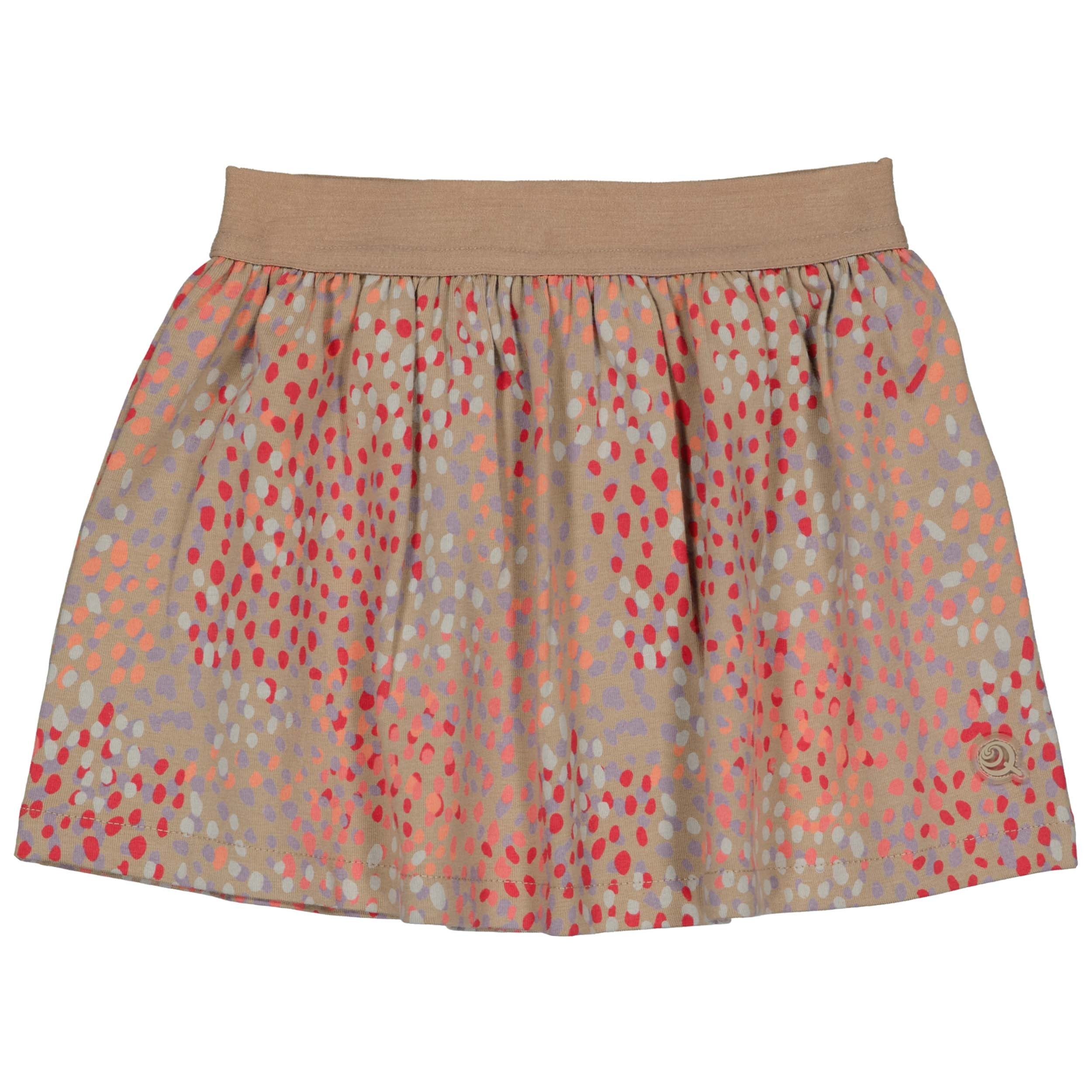 Rok Beige met stippen | AOP Multi Dot