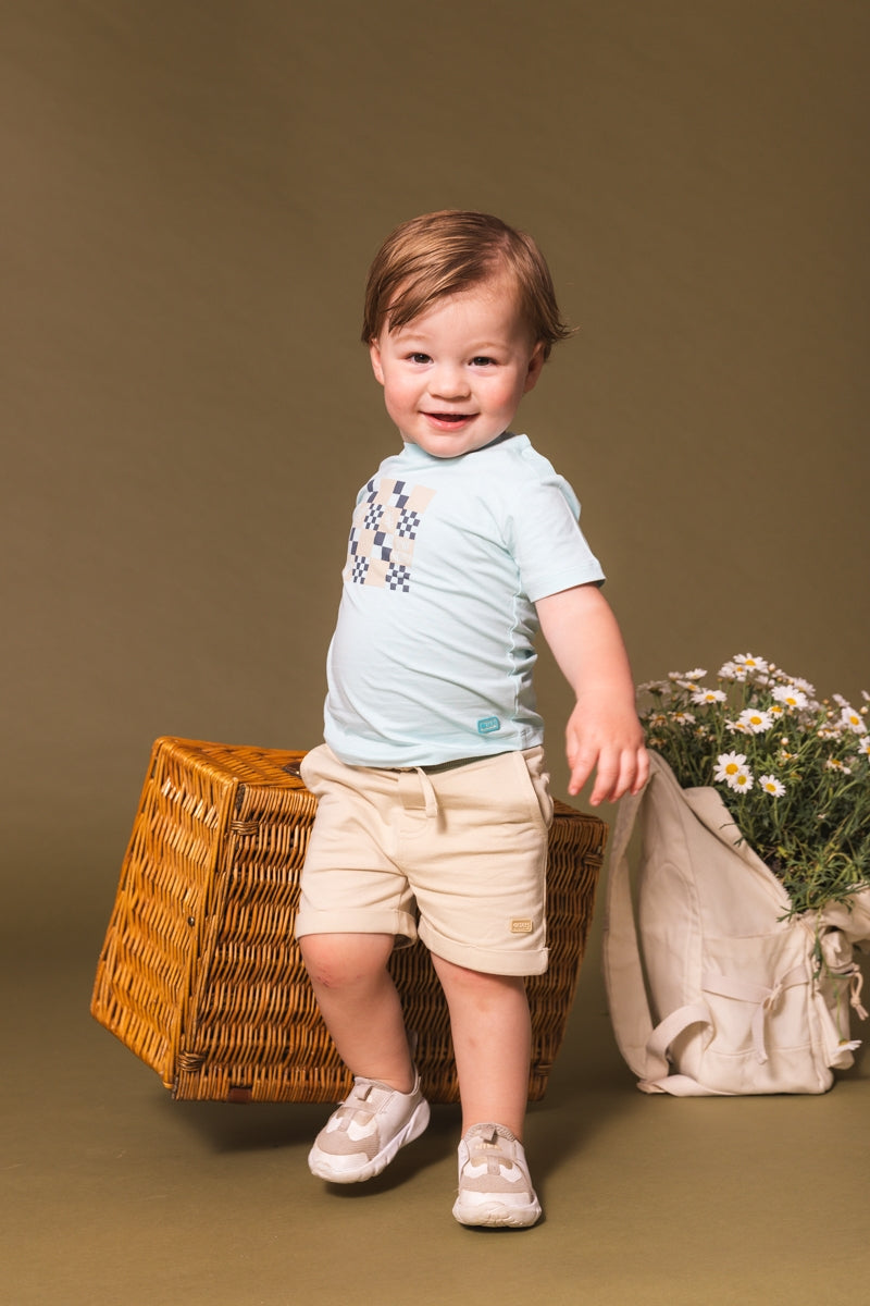 Shirt Blauw | Light Turqoise