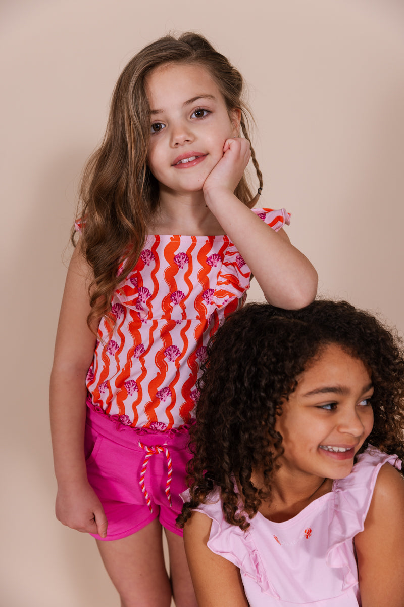 Shirt Roze | AOP Pink Sketch