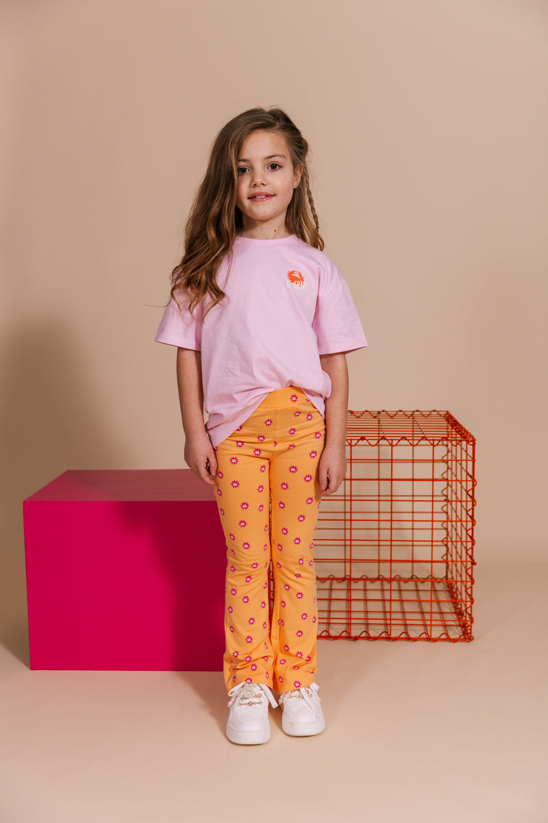 Broek Oranje | AOP Orange Sketch