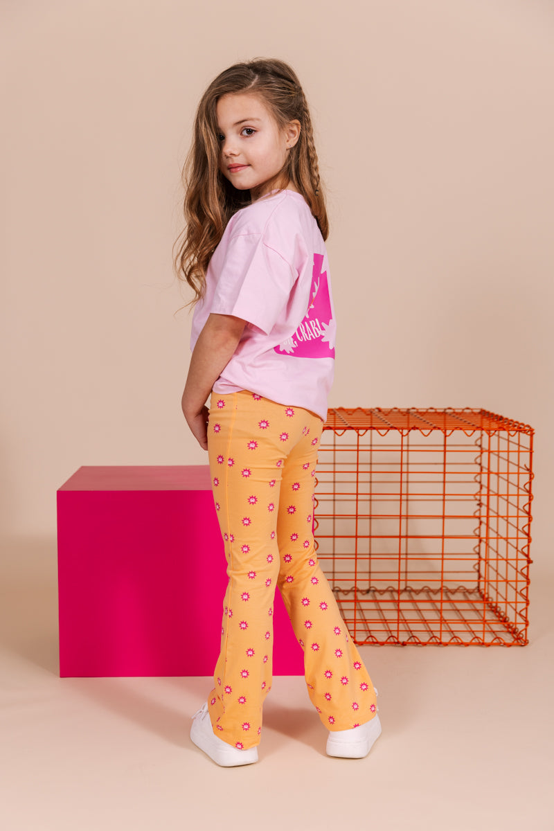 Broek Oranje | AOP Orange Sketch