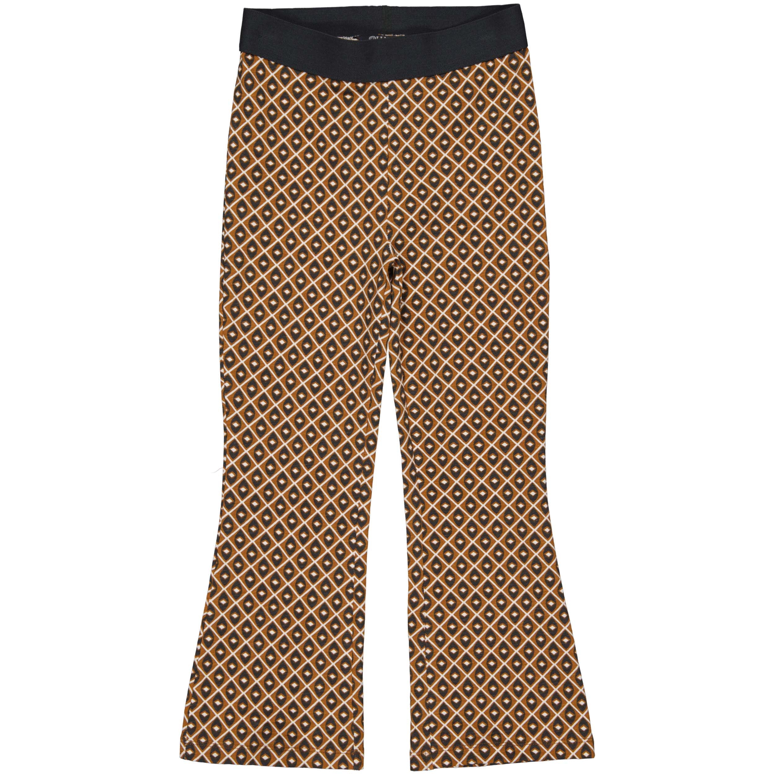 FLAIRPANTS | AOP Brown Sketch