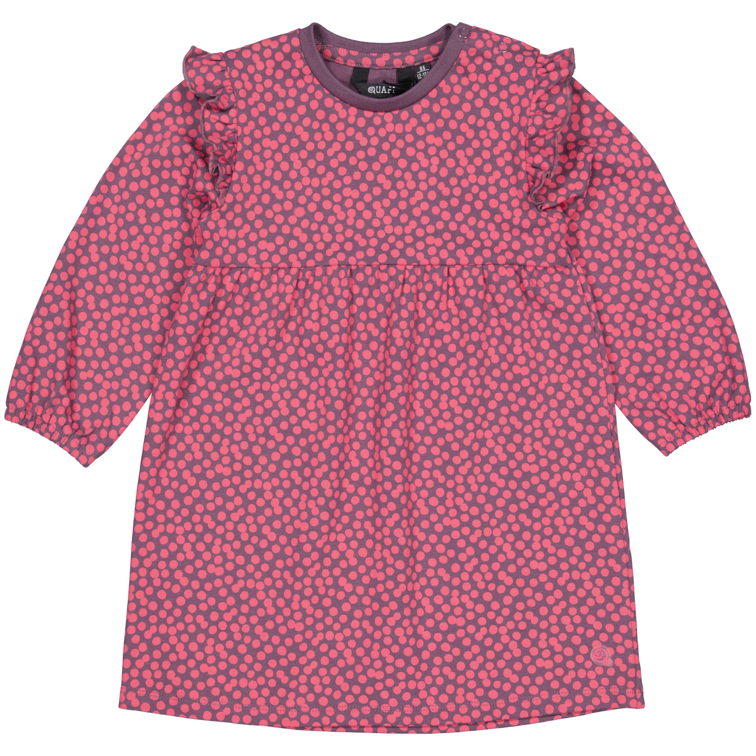 DRESS | AOP Hot Pink Dot