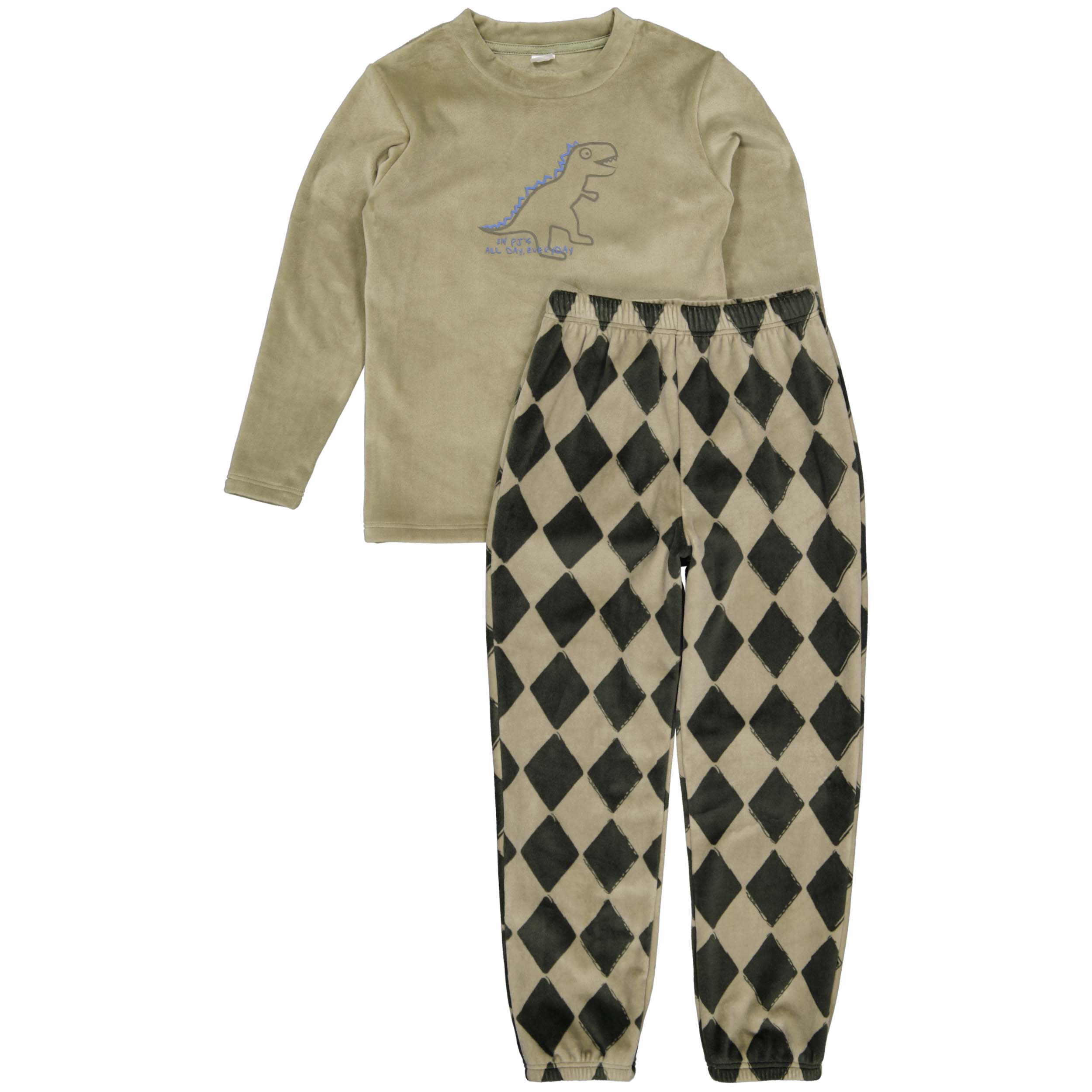 Pyjama groen grafisch | AOP Green Graphic