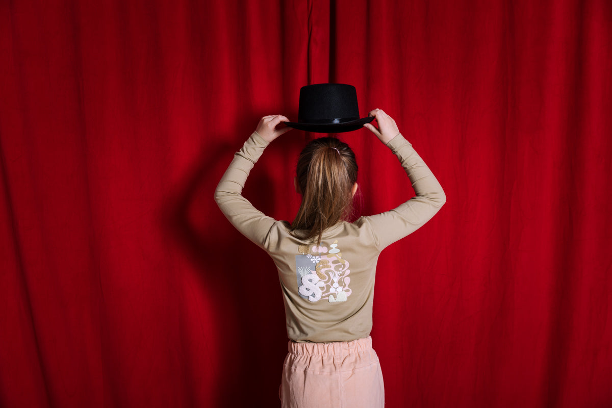 Shirt zacht groen met print | Soft Green