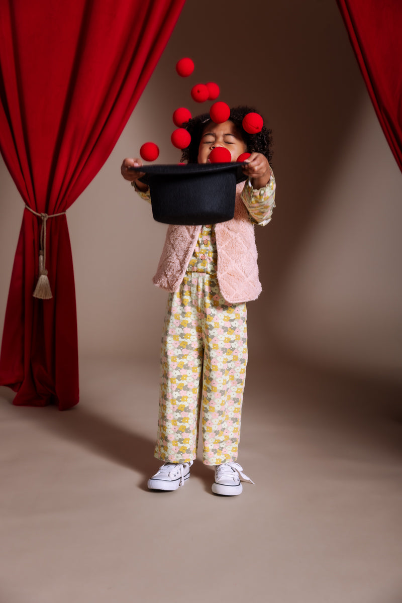 Jumpsuit bloem | AOP Pink Flower