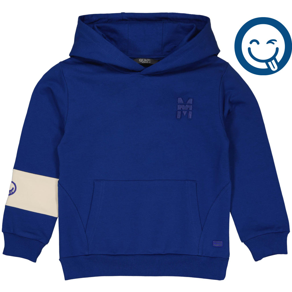 Hooded sweater blauw | Blue Blue / 80 Sweater