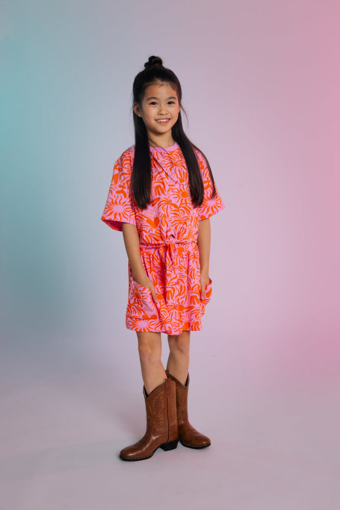 Shirt Roze | AOP Pink Blush Flower Shirt