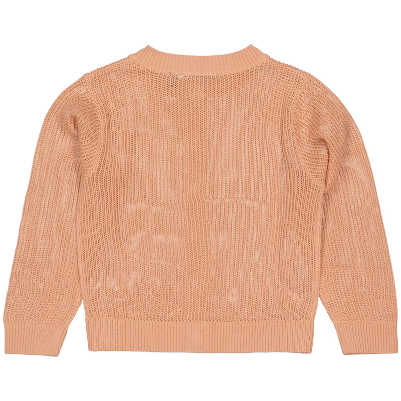 Knitted Cardigan | Salmon