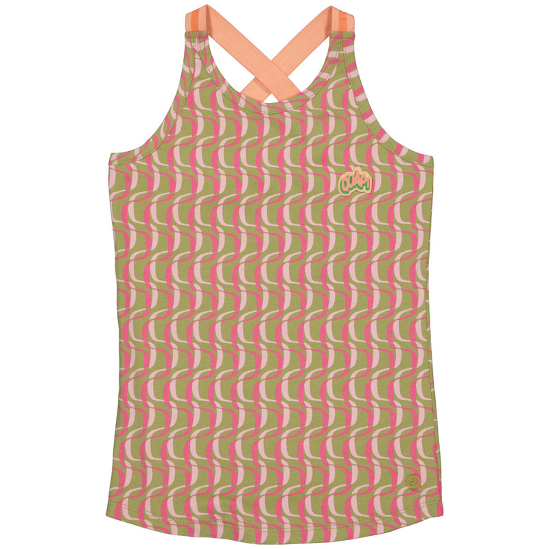 Singlet | AOP Pink Stripe