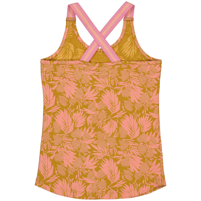 Singlet | AOP Pink Leaves