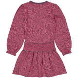 DRESS | AOP Hot pink dot