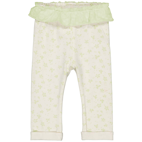 Pants | AOP Green Flower