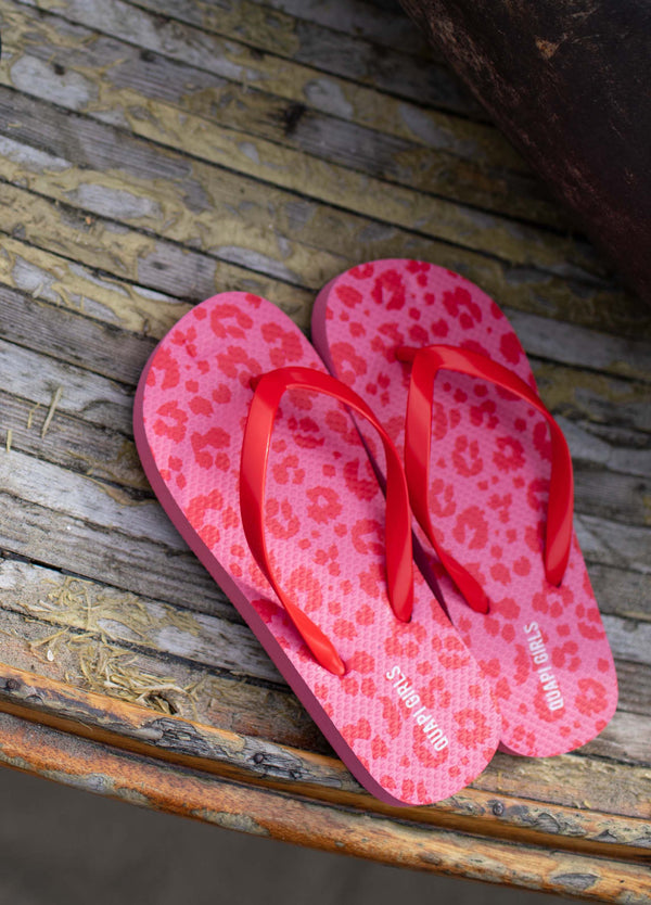 FLIPFLOPS | AOP Pink Animal