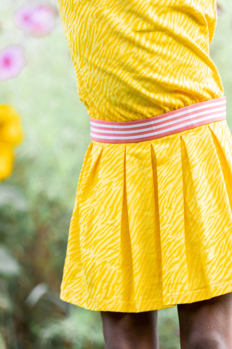 DRESS | AOP Yellow Animal