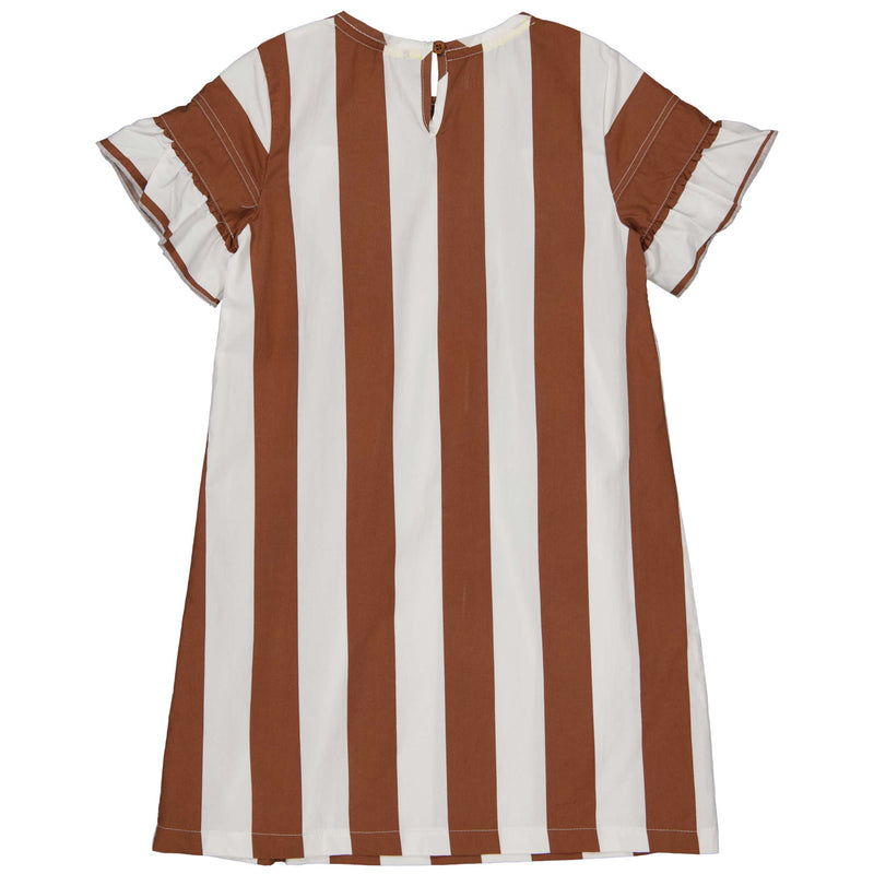 DRESS | AOP Brown Stripe