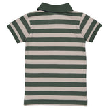 Poloshirt | AOP Green Stripe