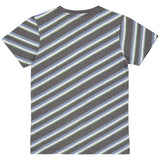 SHORTSLEEV | AOP Grey Stripe