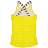 SINGLET | AOP Yellow Flower