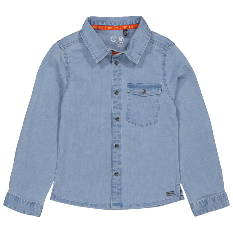 BLOUSE | Light Blue Denim