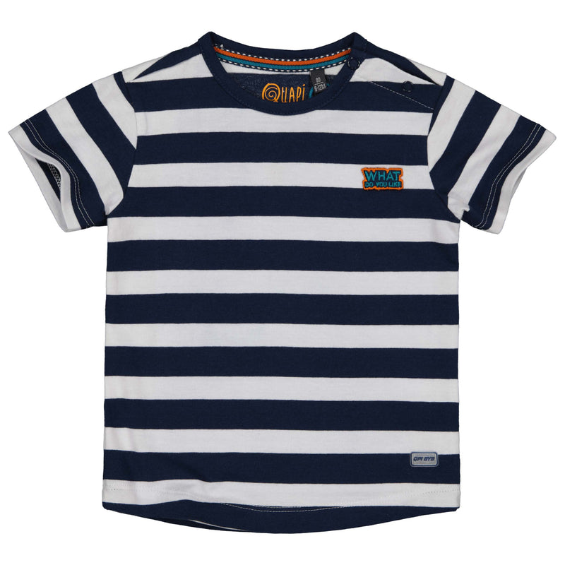 SHORTSLEEV | AOP Blue Stripe