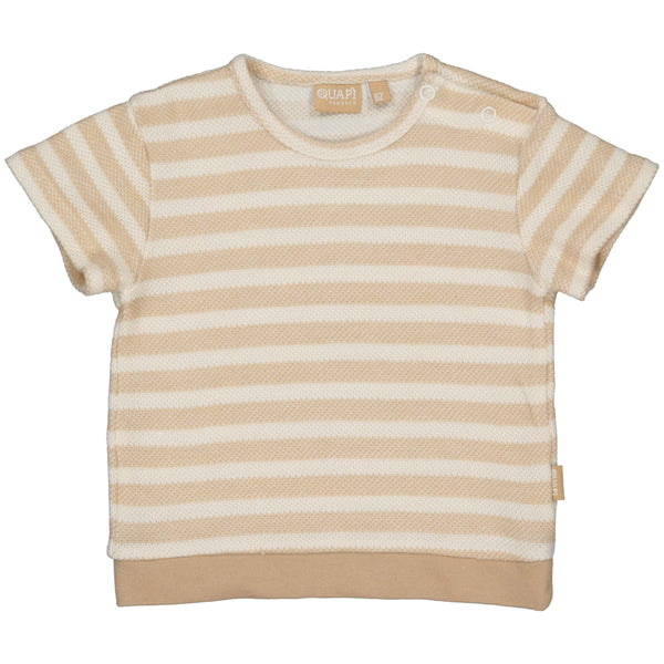 Shirt Beige gestreept | AOP Sand Stripe