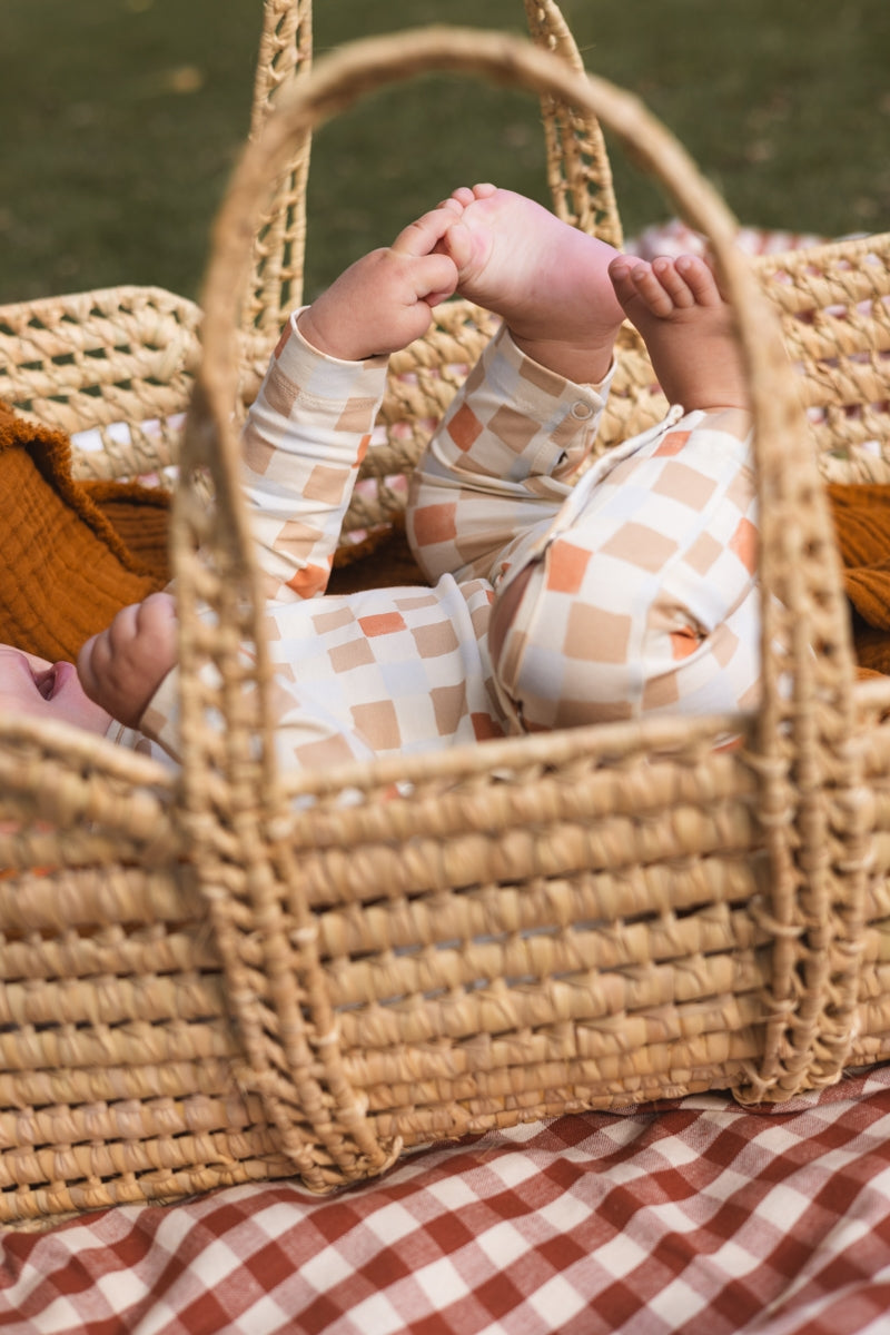 Broek Beige | AOP Sand Graphic