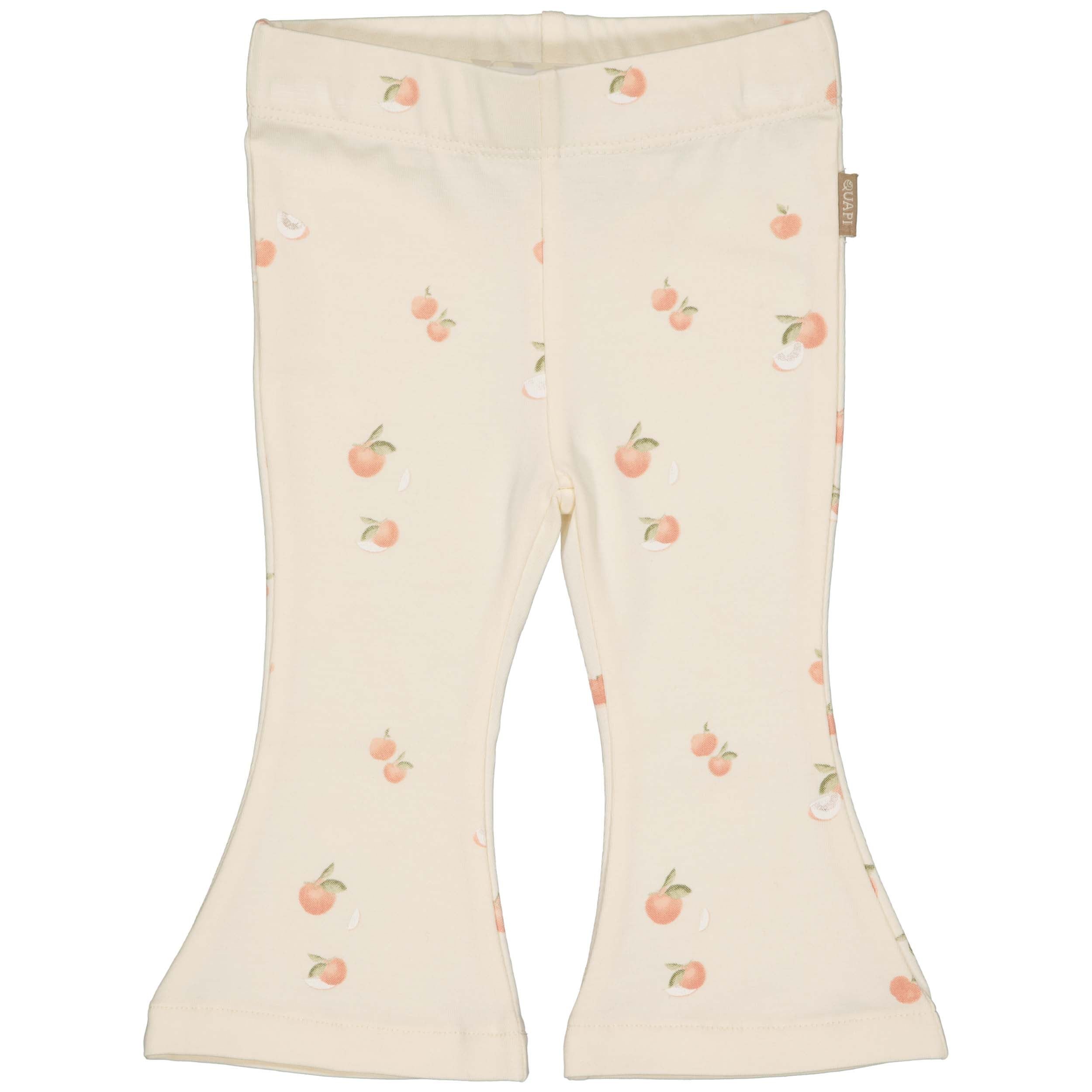 Flairbroek cremekleurig met bloemen | AOP Cream Forms