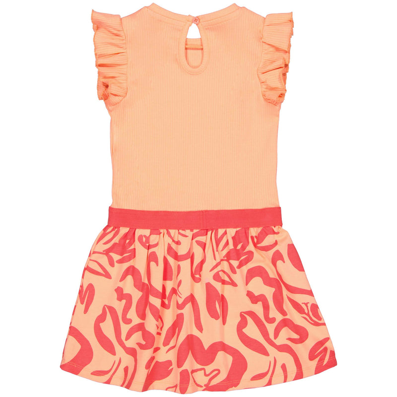 DRESS | AOP Orange Flower