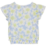 Shirt Blauw | AOP Blue Flower