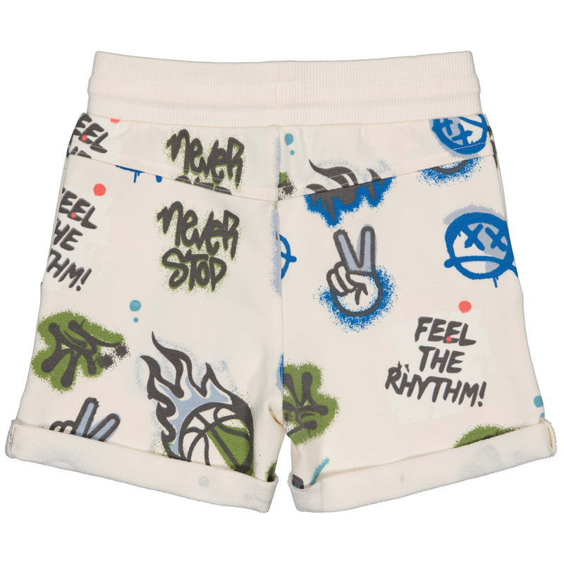 Broek Wit | AOP White Graphic