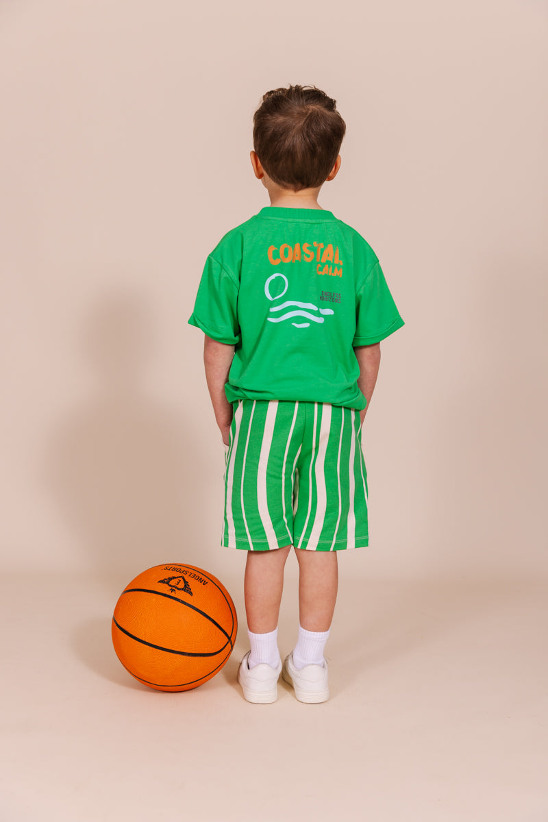 PANTS | AOP Green Graphic