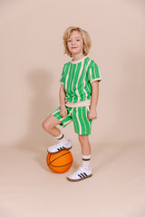 PANTS | AOP Green Graphic