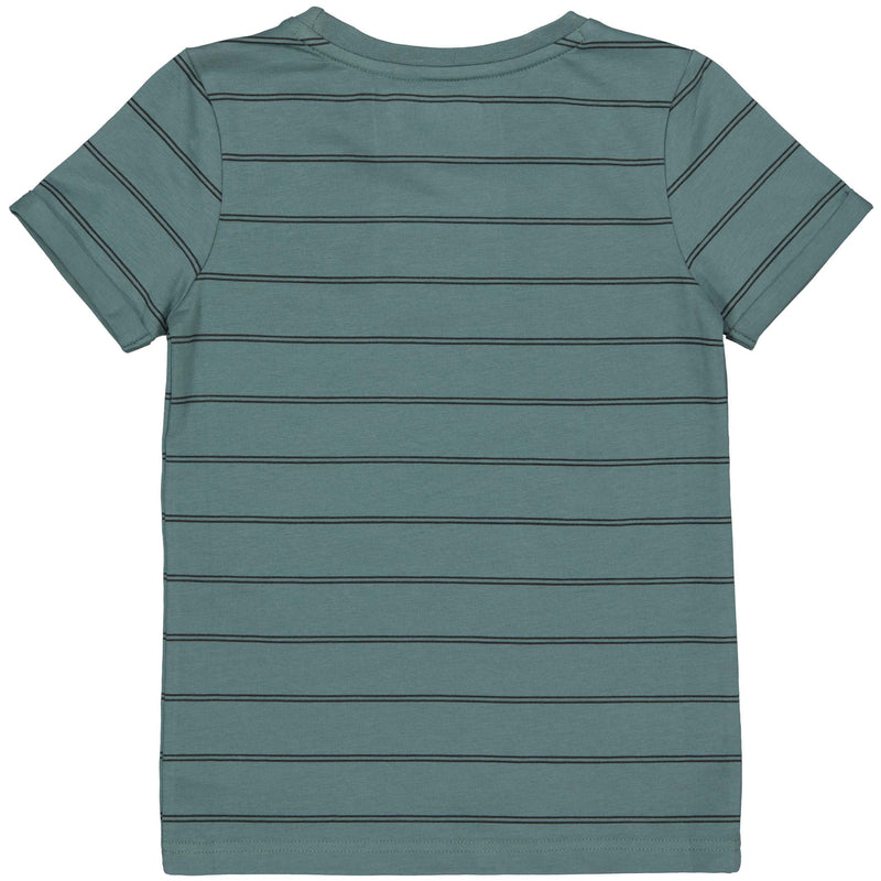 SHORTSLEEV | AOP Green Stripe