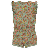 JUMPSUIT | AOP Green Flower