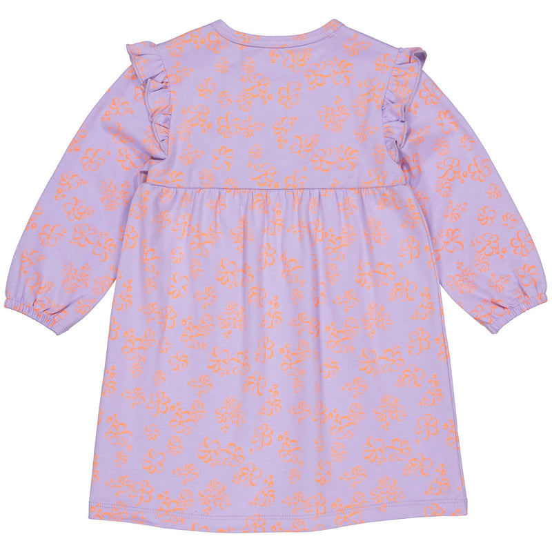 DRESS | AOP Purple Flower