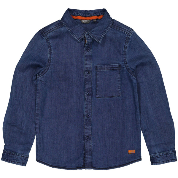 BLOUSE | Dark Blue Denim