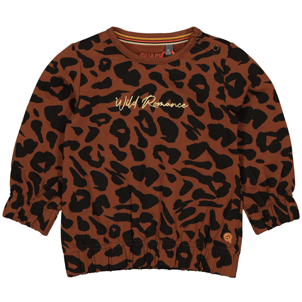 SWEATER | AOP Brown Animal