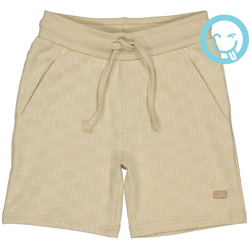 Broek Beige | AOP Sand Text AOP Sand Text / 80 Pants