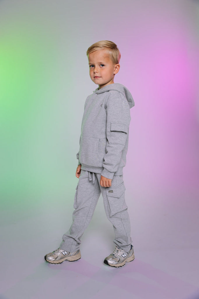 Hooded sweater grijs | Grey Melee Sweater