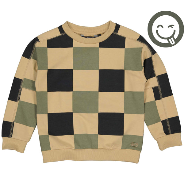 Sweater | Aop Sand Check / 80 Sweater